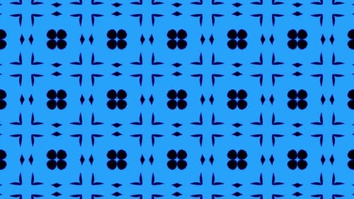 Abstract blue geometric seamless pattern background