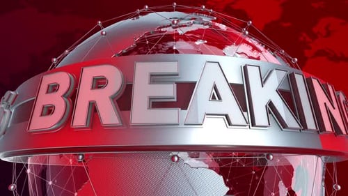 Breaking News Studio Background (Looping)