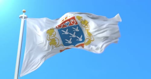 Flagge von Tscheboksary, Tschuwaschien, Russland