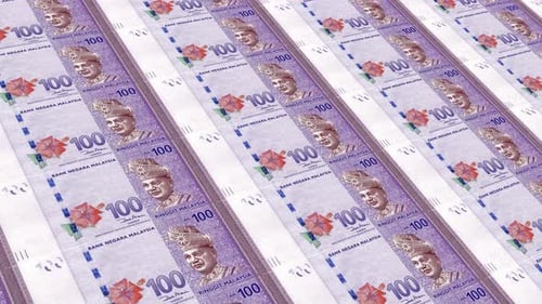 Malaysia Money / 100 Malaysian Ringgit 4K