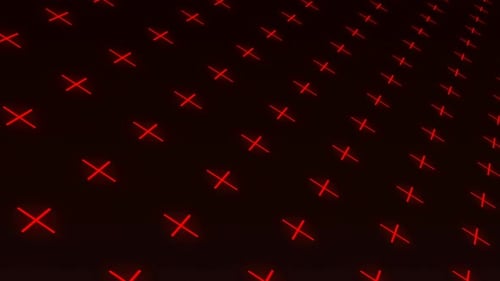 Fond abstrait d'animation dynamique de couleur rouge