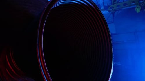 Abstraction. Empty Barrel.