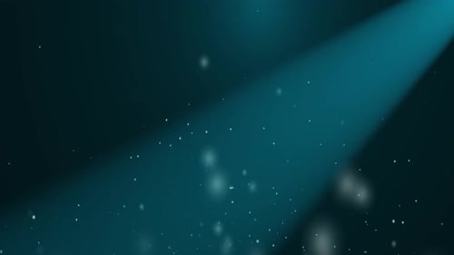 light ray glitter particles