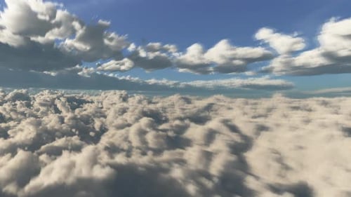 Tageslicht in die Wolke 0,4 4K