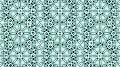 Abstract Geometric Kaleidoscopic Repeating Pattern Loop Background