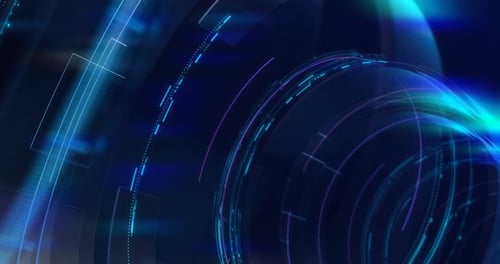 4K News Style Business Background Loop