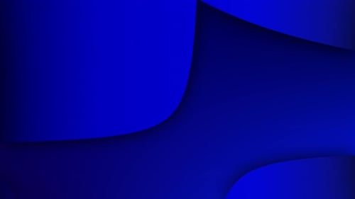 Smooth Fluid Blue Abstract Background Animation