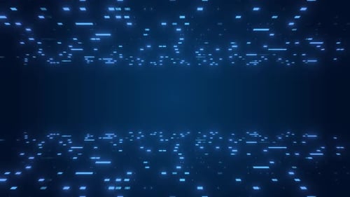 Futuristic Digital Data Stream Technology Background