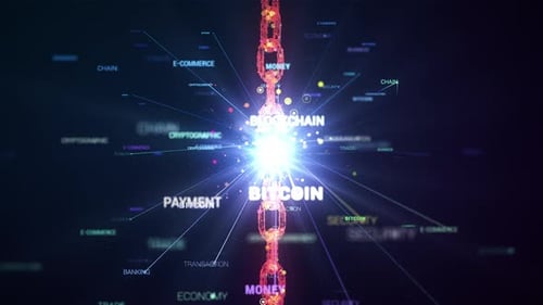 Alle Blockchain-Multifunktionen verbinden Concept Loop
