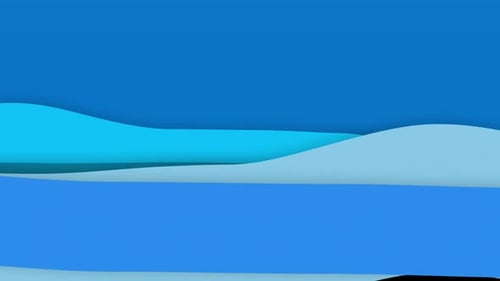 Ocean wave fluid transition pack on green screen background.