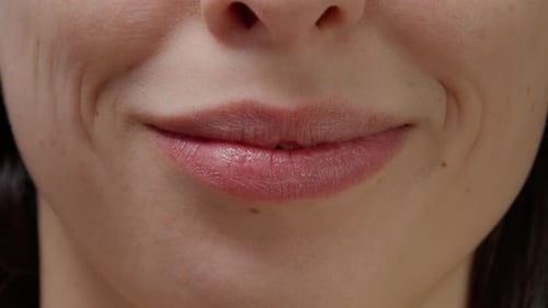 Woman's Face Smiling Close-up