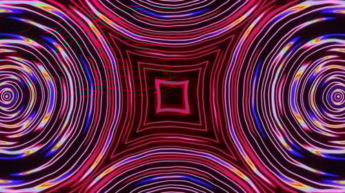 Splashes of Abstract Multicolored Background VJ Loop