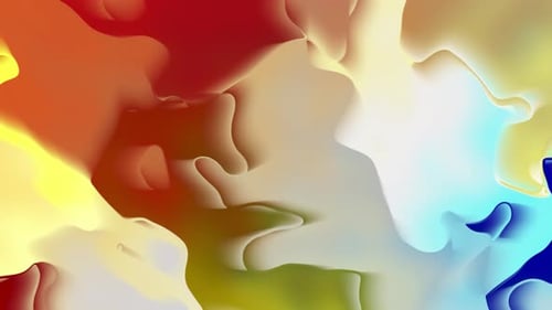 Abstract Holographic Gradient Rainbow Animation