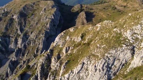 Mountain Left Panning Aerial