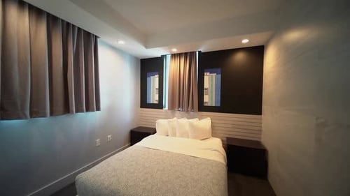 Compact Bedroom with Modern Interior Design