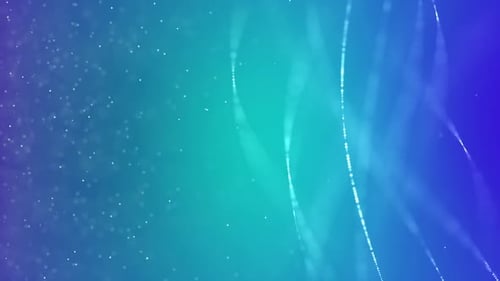 Modern Abstract Glowing Lines and Particles Background