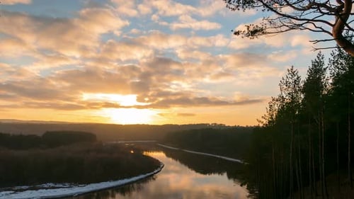 River Sunset