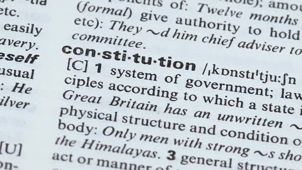 Constitution Word in English Vocabulary Main State Principals Granting ...