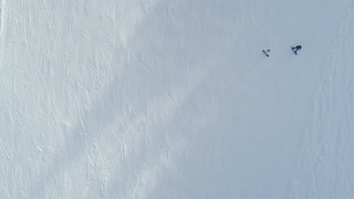 Aerial View of the Ski Resort