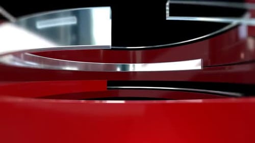 Sleek Dynamic Lines Abstract Broadcast Opener