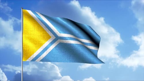 Flagge der Republik Tuwa