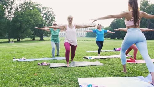 Yoga Class in the Park