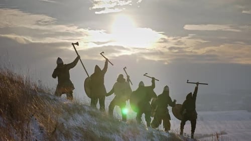 Vue arrière. Les Vikings passent à l'offensive
