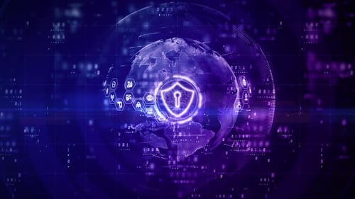 Schild-Ikone der Cybersicherheit 961