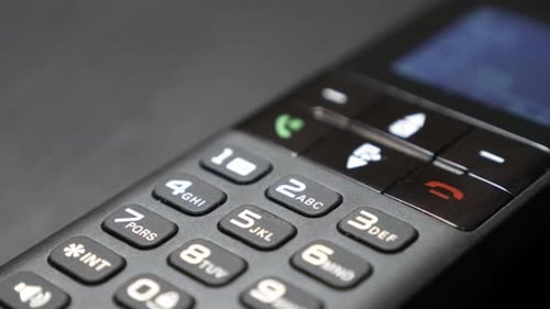 Close Up of an Older Mobile Phone