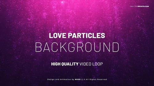 Glowing Particle Shine Abstract Background Motion