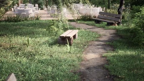 Seating Area on the Valley Walking Trail