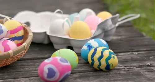 Colorful Variety Easter Egg
