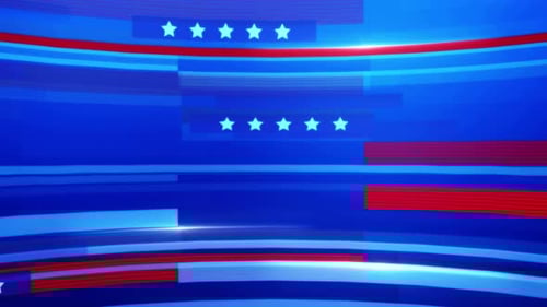 Virtual Studio Style News Background