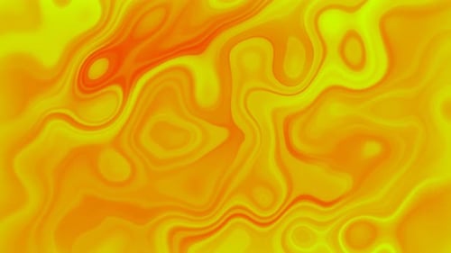 Fondo abstracto de onda líquida limpia de color amarillo naranja