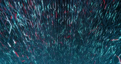 Abstrakte futuristische elektronisch Leiterplatte mit nahtloser Schleife in 4K.