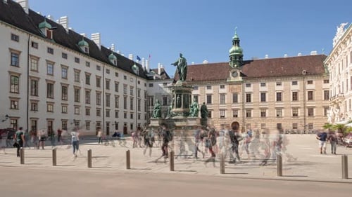 Hyperlapse of Hofburg, Vienna