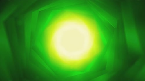 Motion graphic 4K seamless loop of flying into the digital technologic tunnel.