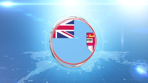 Metallic Circular Frame Content Reveal Animation