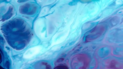 Abstrakte Farbe wirbelt und explodiert