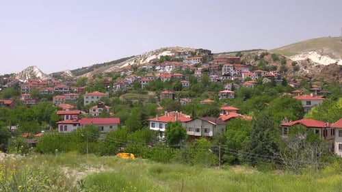Cute Nostalgic City With Traditional Architecture in Anatolia