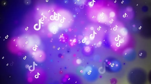 Fondo mágico de TikTok y Bokeh