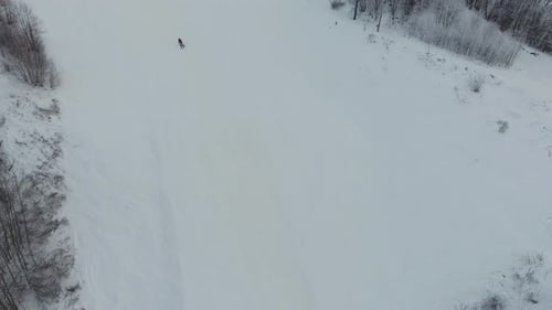 Ski Resort in the Winter Season