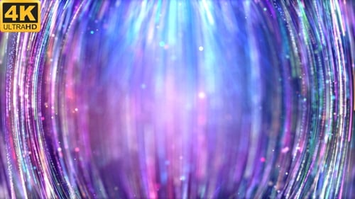 Colorful Abstract Light Rays Logo Reveal