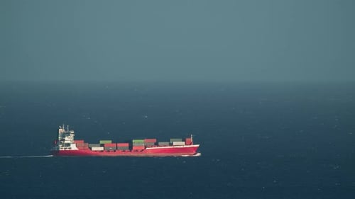 Barge Goes on the Sea