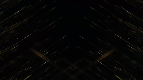 Elegant Golden Particles and Diagonal Lines Abstract Background