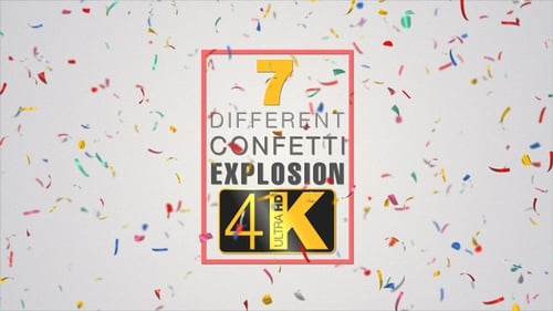 Colorful Confetti Celebration Animation Pack
