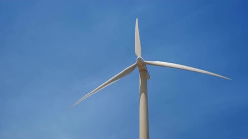 Wind Generator Turbine in Sky