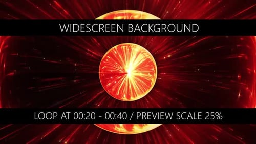 Radiant Light Beams Exploding from Center Widescreen Background