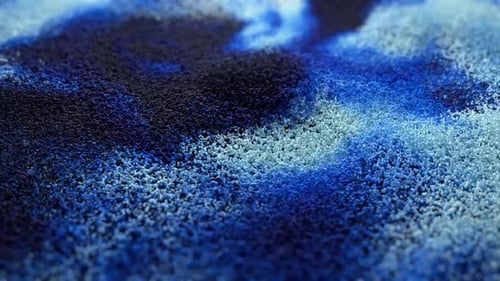 Abstrakter Hintergrund mit blau weißen schwebenden