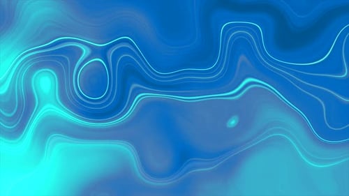 Fluid Electric Blue Abstract Animated Background
